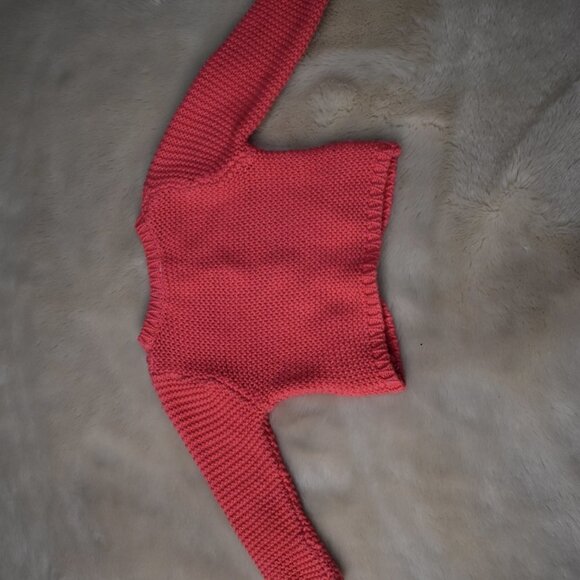 Carters Pink Button up Knit Sweater Size 6 Months - Picture 6 of 6